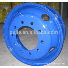 Tubeless Truck Steel Wheel Rim 22.5*7.5 factory directly